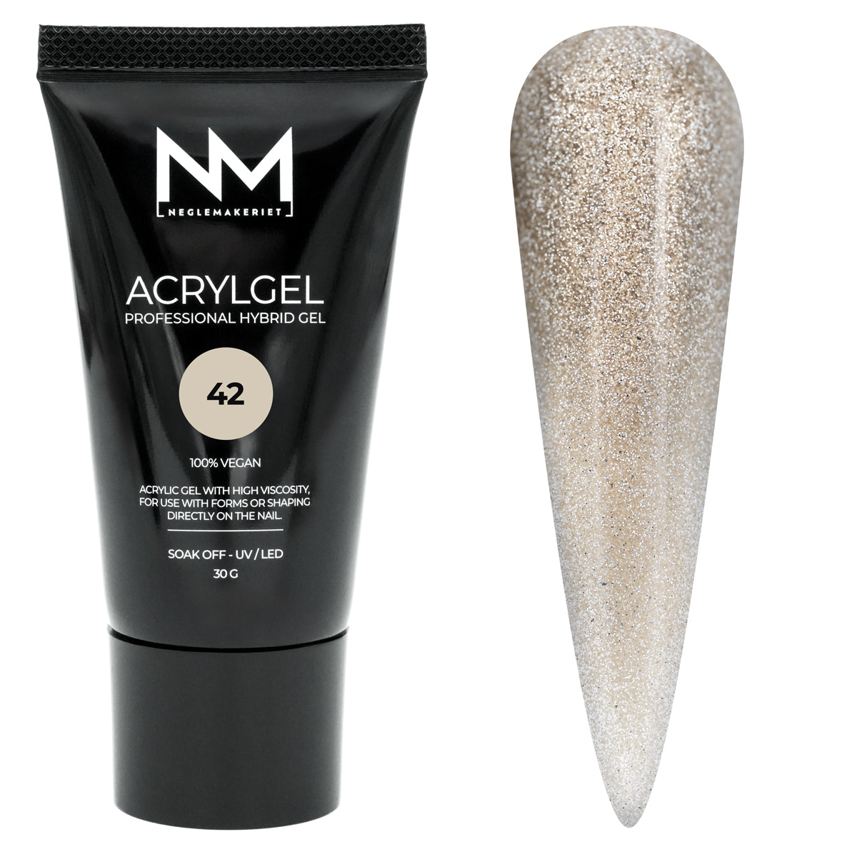 Neglemakeriet Acrylgel - Professional Hybrid Gel / Polygel - 