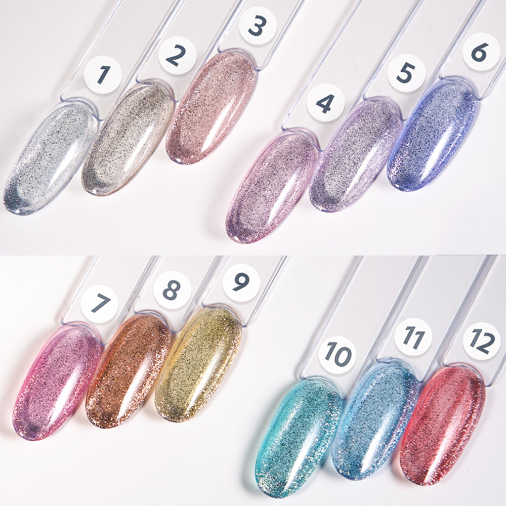 Neglemakeriet Cat Eye Gel Polish - PLATINUM  fargekart