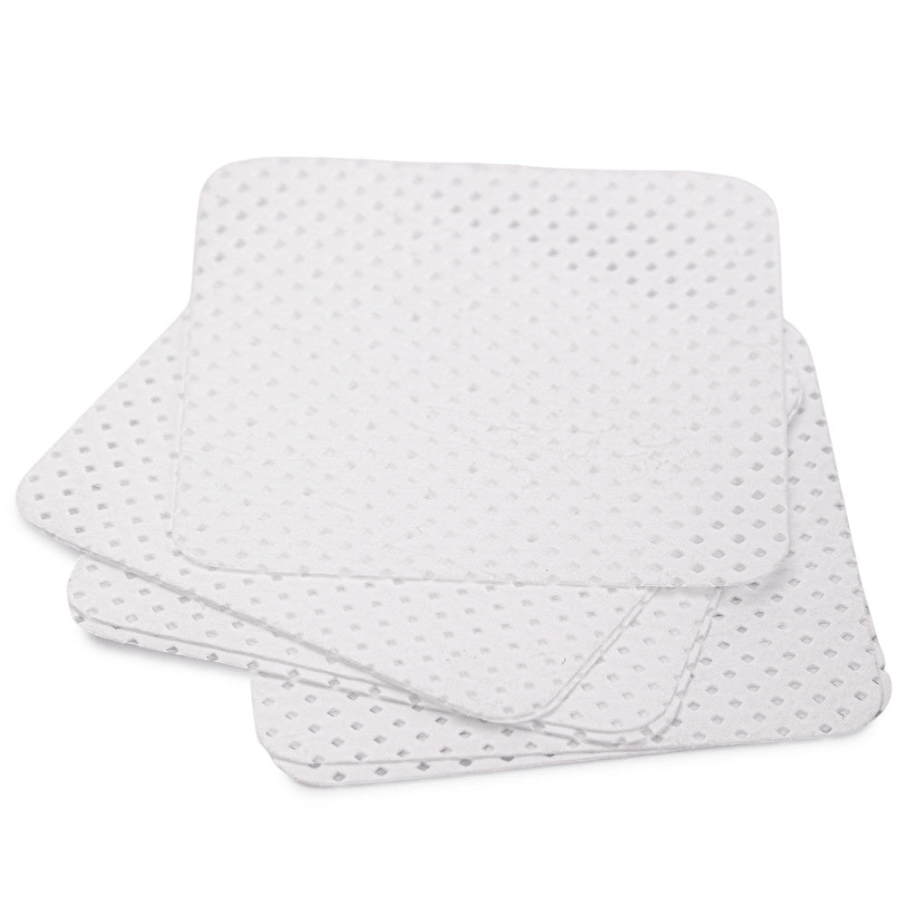 Hver lofri klut måler 5x5 cm. For bruk sammen med cleanser, for rensing av klissete restbelegg på gele etter herding.