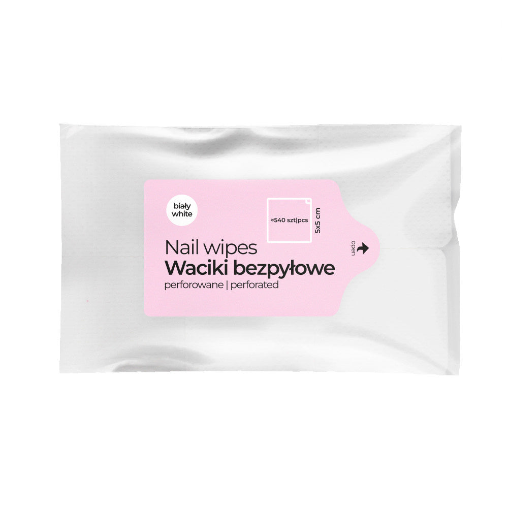 Pakke med Lofri kluter - Pakke med 540 stk - Hver klut måler 5x5 cm. For bruk sammen med cleanser, for rensing av klissete restbelegg på gele etter herding.