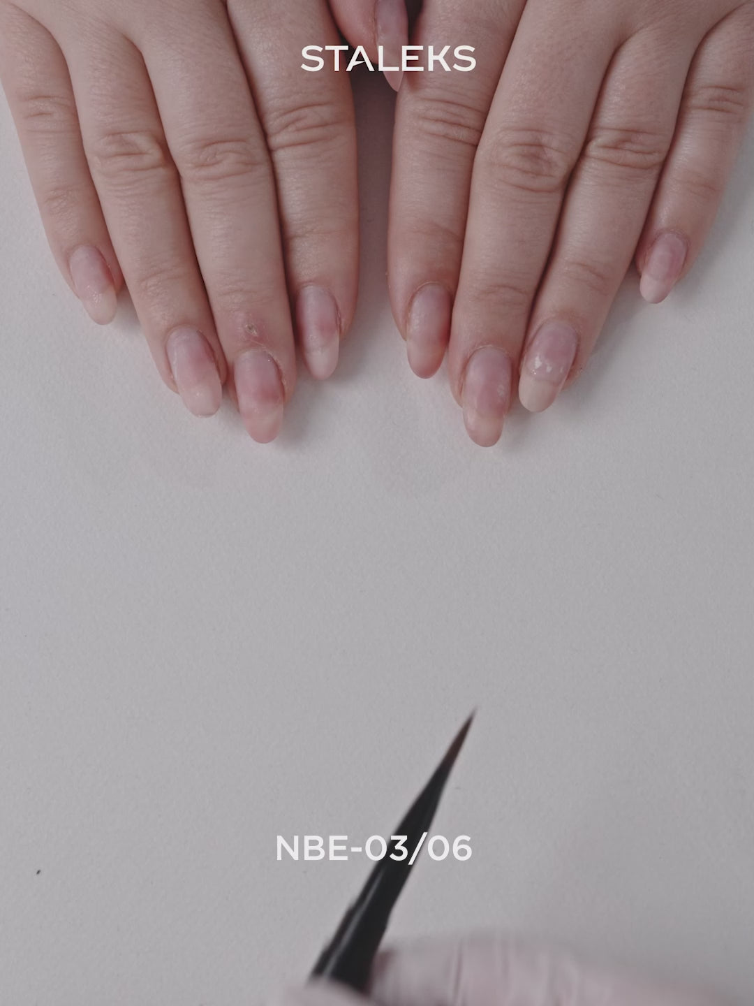 STALEKS Double-Ended Brush EXPERT: Liner 10 mm / Gel Brush 11 mm