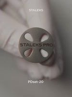 STALEKS Pedicure Disc PODODISC M EXPERT And Set Of Disposable Files 180 grit 5 stk (20 mm) til både forkorting av kunstig negl + pedikyr av føtter