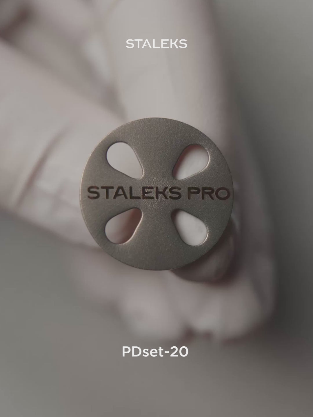 STALEKS Pedicure Disc PODODISC M EXPERT And Set Of Disposable Files 180 grit 5 stk (20 mm) til både forkorting av kunstig negl + pedikyr av føtter