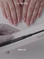 STALEKS Straight Brush For Gel EXPERT Width 5 mm / Length 8,5 mm NBE-05
