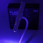 Oppladbar UV LED Flash Cure lampe og stativ