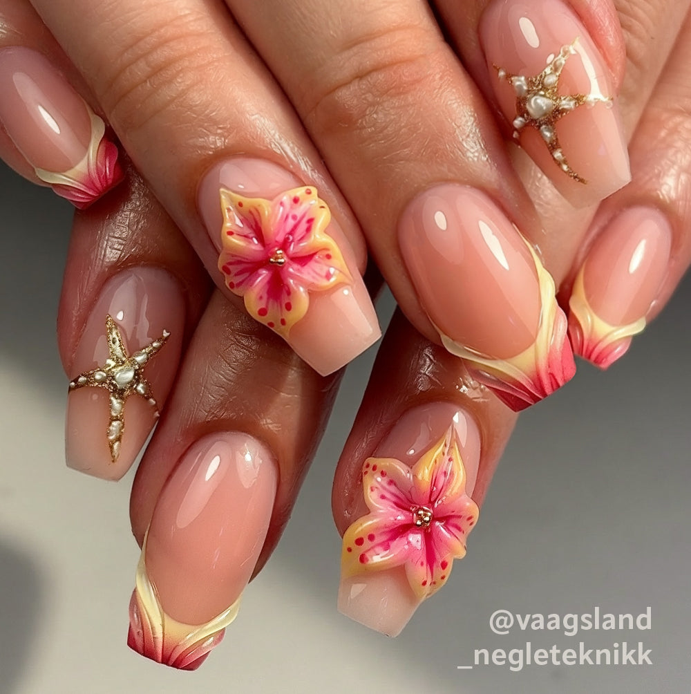DECO BUNDLE - 3D Gel, Designer Gel, Chrome & Glaze (8 PRODUKTER)