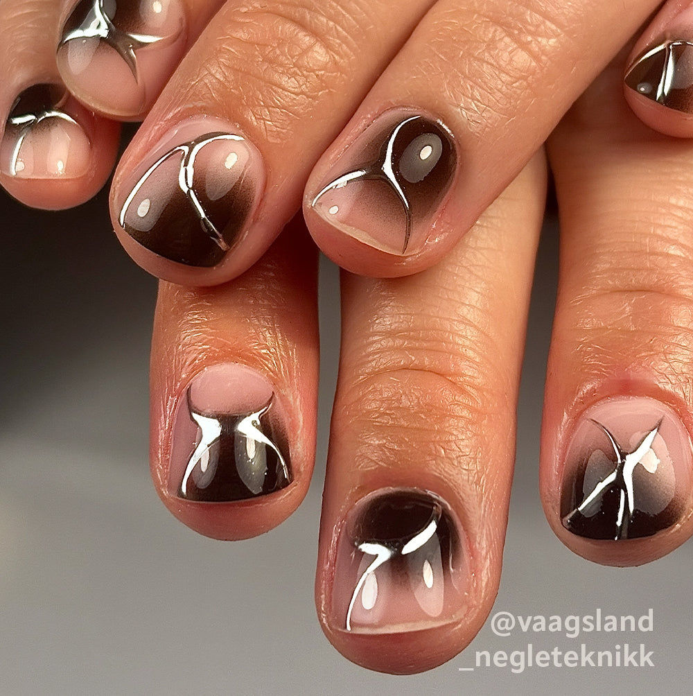 Chrome Mirror - Super Fine Powder - kundebilde chome sølv